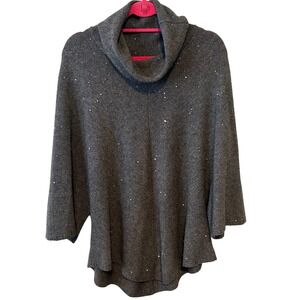 Antonio Melani Women's Grey Wool Cashmere Rabbit Hair Blend Sweater in‎ Size L